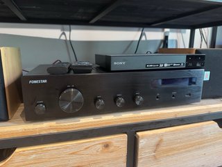 Amplificador Fonestar A-170S Bluetooth Negro