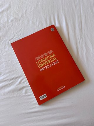 Literatura universal, Batxillerat