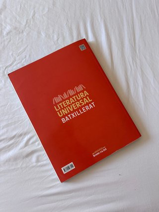 Literatura universal, Batxillerat