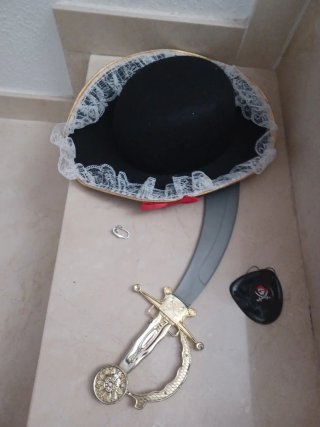 Disfraz Pirata Niña Talla 8-9
