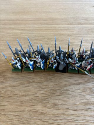Lanceros Altos Elfos Warhammer