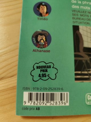 Libro en francés niños :Le bureau des mots perdus.