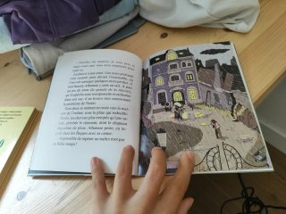 Libro en francés niños :Le bureau des mots perdus.