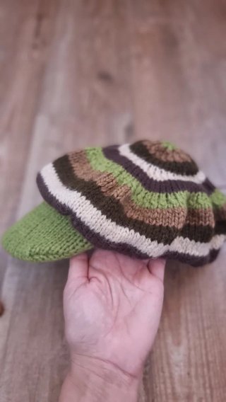 Disfraz Hippie: Gorra y Pandereta
