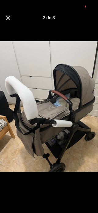 Carrito de bebé 3 piezas como nuevo