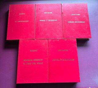 5 libros colección clásicos de 1975