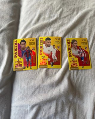 Cartas Panini Megacracks Estrellas 25
