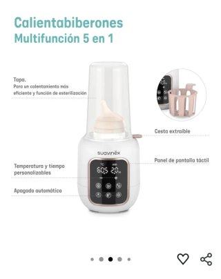 Calienta biberones Suavinex