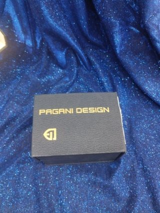 Reloj PAGANI DESIGN plateado y azul