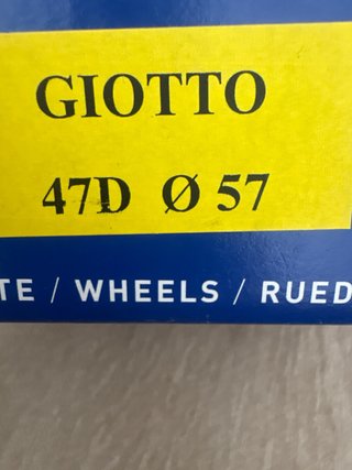 Ruedas Roll-Line Giotto 47D Nuevas
