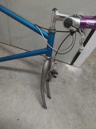 Cuadro Bicicleta Azul Ganga