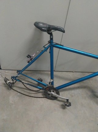Cuadro Bicicleta Azul Ganga