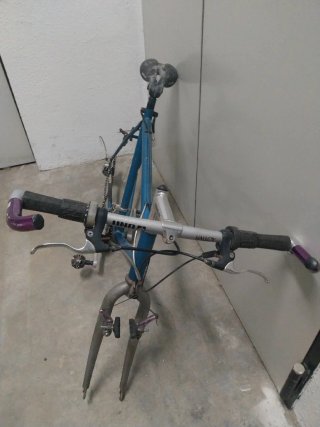 Cuadro Bicicleta Azul Ganga