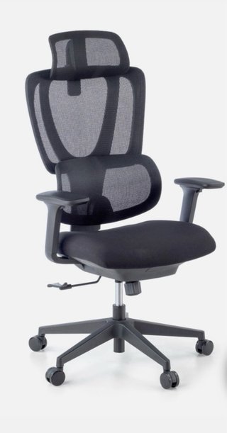 Silla Oficina Motion Reposacabezas Brazos 3D