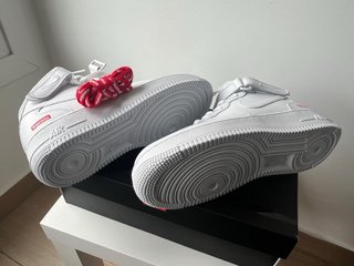 Nike Air Force 1 Mid x Supreme Blancas