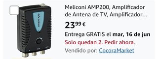 Amplificador Antena Meliconi AMP200 (NUEVO)