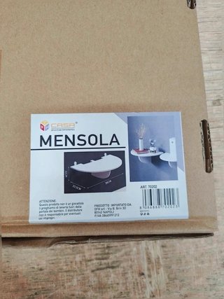 Mensola Bianca semicircolare Moderna Design