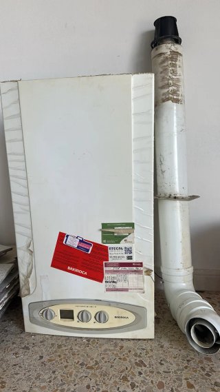 Caldera Gas Baxiroca Victoria 24/24 F + tubo + man