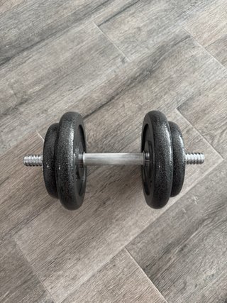 Set Mancuernas y Barra Hierro 50kg