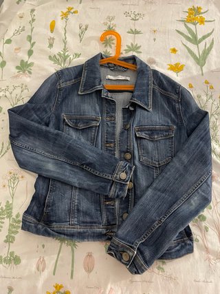 Chaqueta tejana de entretiempo vintageZara Talla M