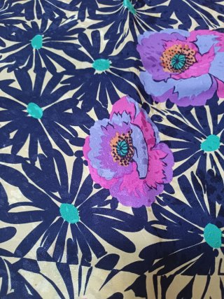 Foulard Laura Biagiotti Viola e Giallo