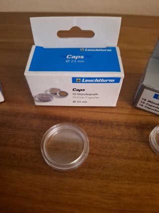 Cajas Blister Leuchtturm Monedas 25mm