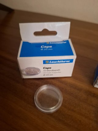 Cajas Blister Leuchtturm Monedas 25mm