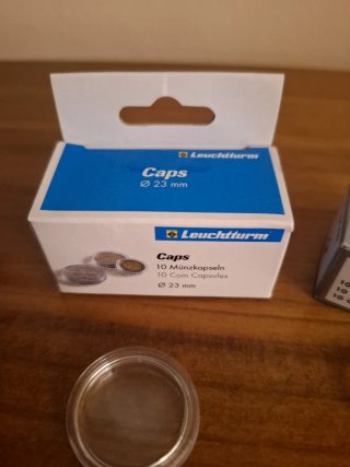 Cajas Blister Leuchtturm Monedas 25mm