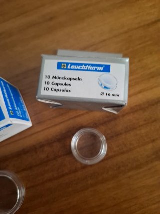 Cajas Blister Leuchtturm Monedas 25mm
