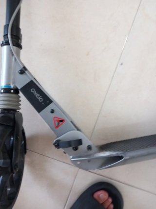Patinete Oxelo gris
