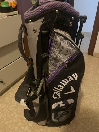 Bolsa de golf y palos Callaway de niño