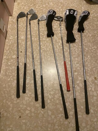 Bolsa de golf y palos Callaway de niño