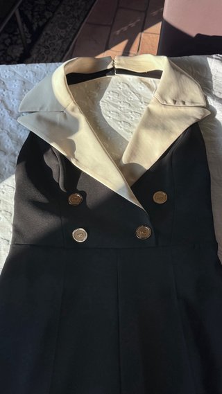 Tuta jumpsuit Elisabetta Franchi taglio smoking .