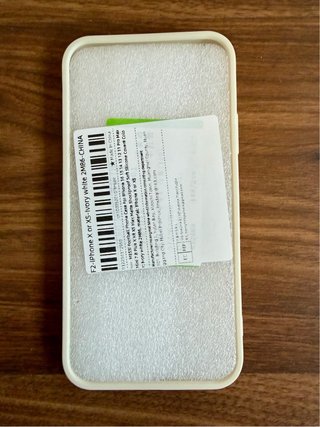 Funda iPhone X / XS blanca diseño Messi – silicona