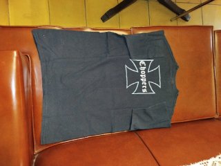Camiseta rock Hombre Choppers Calaveras Cruz