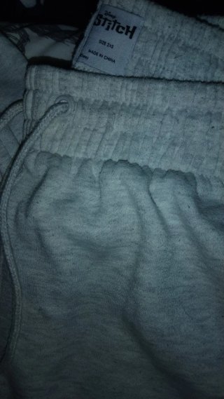 Pantalón Chándal Disney Stitch Gris Talla 2XS