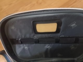 Neceser de viaje Travel Bear azul y beige