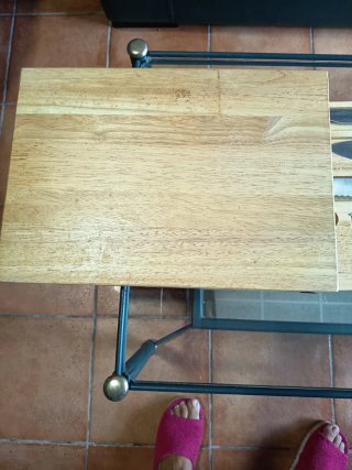 Set de Cuchillos y Tabla de Madera