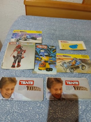 Piezas Tente sueltas + manuales