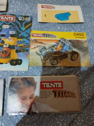 Piezas Tente sueltas + manuales
