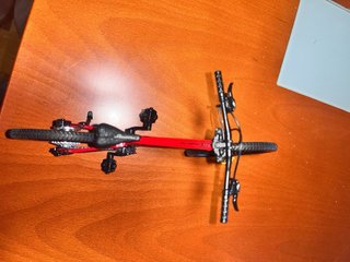 Bici MTB Colección Miniatura Roja