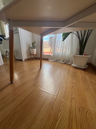 Mesa Comedor Blanca 120x80cm Patas Madera