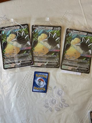 Carta Snorlax V Jumbo PRECINTO ORIGINAL