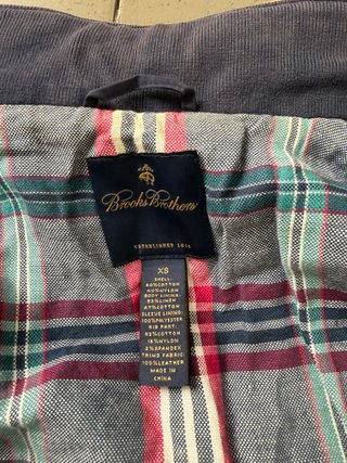 Chaqueta Brooks Brothers Azul Talla XS