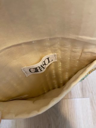Bolso de esparto con pedrería