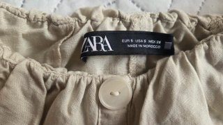 Top Zara Hombros Descubiertos Talla S