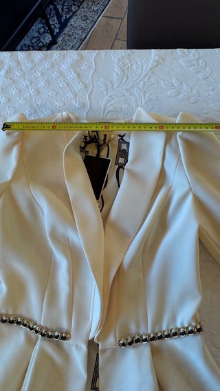 Tailleur Elisabetta Franchi burro con cartellino.