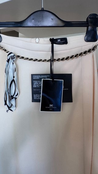 Tailleur Elisabetta Franchi burro con cartellino.