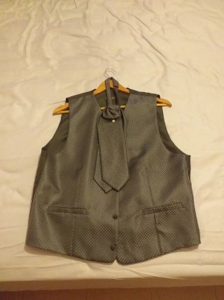 Chaleco y corbatín Macori Barcelona Gris