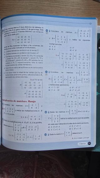 Libro de matemáticas 2 de bachillerato